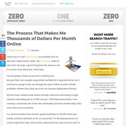 How I Make Thousands of Dollars Per Month Online