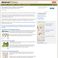 Thousands of Free Chicken Coop Plans