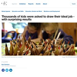 Thousands of kids were asked to draw their ideal job - with surprising results