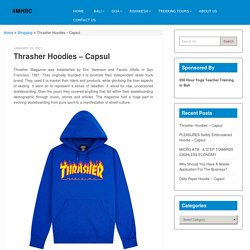 Thrasher Hoodies – Capsul