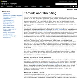 Threads and Threading