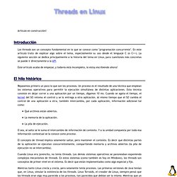 Threads en Linux