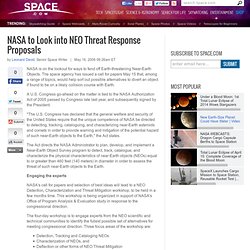 NASA to Look into NEO Threat Response Proposals