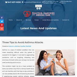 Three Tips to Avoid Asthma Attacks