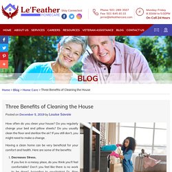 Three Benefits of Cleaning the House
