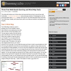 Three Free Web-Based Charting and Mind Map Tools