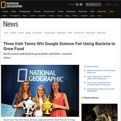 Three Irish Teens Win Google Science Fair Using Bacteria to Grow Food
