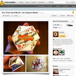 The Three Card Monte - An Origami Wallet