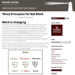 Three Principles for Net Work