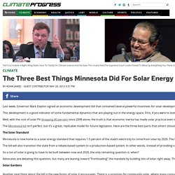 The Three Best Things Minnesota Did For Solar Energy In The Last Week