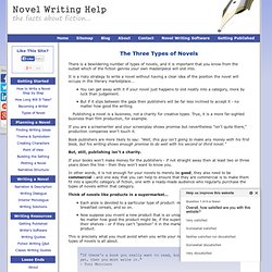 The Three Types Of Novels: A Complete Guide