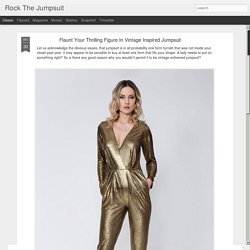Flaunt Your Thrilling Figure In Vintage Inspired Jumpsuit