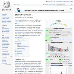 Thrombospondin 1
