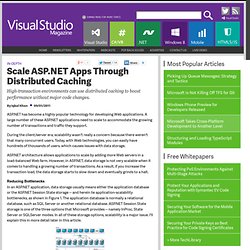 Scale ASP.NET Apps Through Distributed Caching