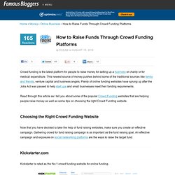 How to Raise Funds Through Crowd Funding Platforms