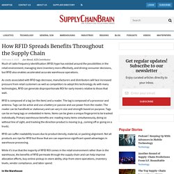 RFID Spreads Benefits Throughout the Supply Chain