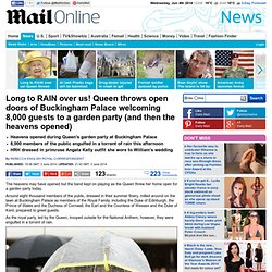 The Queen throws open doors of Buckingham Palace for garden party