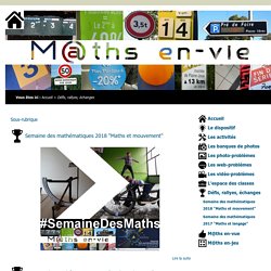 M@ths en-vie - Semaine des maths 2017