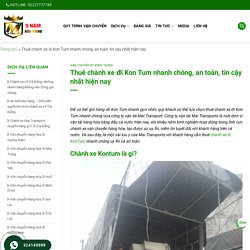 Bí quyết thuê chành xe đi Kon Tum an toàn, nhanh chóng