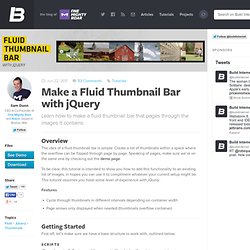 Make a Fluid Thumbnail Bar with jQuery