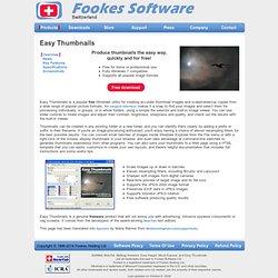 Free thumbnail utility from Fookes Software