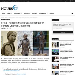 Greta Thunberg Statue Sparks Debate on Climate Change Movement
