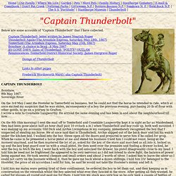 "Captain Thunderbolt" bushranger & gentleman