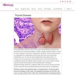 Thyroid Disease - Pinkdesk.org