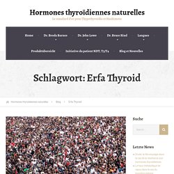 Erfa Thyroid – Hormones thyroïdiennes naturelles