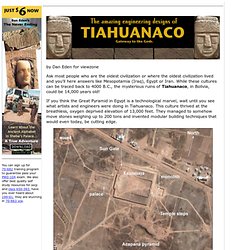 Tiahuanaco: Gatway to the Gods