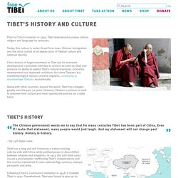 Tibet’s history and culture