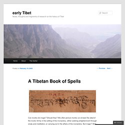 A Tibetan Book of Spells