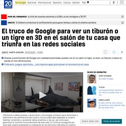 El truco de Google para ver un tiburón o un tigre en 3D en el salón de tu casa que triunfa en las redes sociales