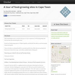 Buy tickets for A tour of food-growing sites in Cape Town