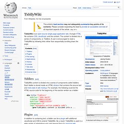 TiddlyWiki