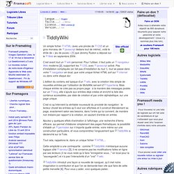 TiddlyWiki - Wiki