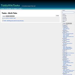 TiddlyWikiTasks - A checkbox-based Task List!