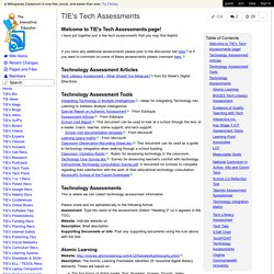 TheInnovativeEducator - TIE's Tech Assessments