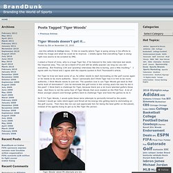 Tiger Woods « BrandDunk