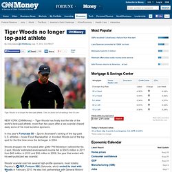 Tiger Woods no longer top paid athlete - Jul. 17