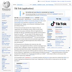 Tik Tok (application)