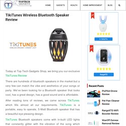 TikiTunes Reviews: TikiTunes Wireless Bluetooth Speaker 50% Off