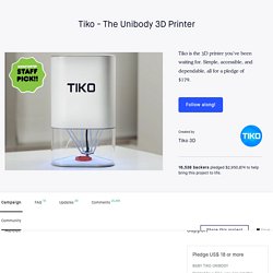 Tiko - The Unibody 3D Printer by Tiko 3D