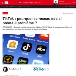 TikTok : pourquoi ce réseau social pose-t-il problème ?