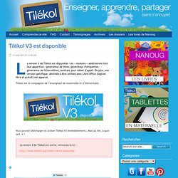 Tilékol V3 est disponible