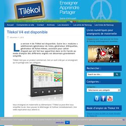 Tilekol V4 est disponible