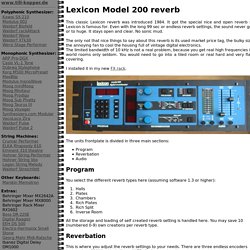 till-kopper.de - Lexicon Model 200