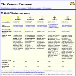 Tim Craven - Freeware