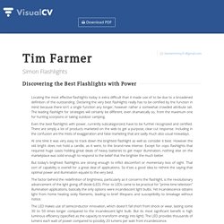 Tim Farmer - Simon Flashlights