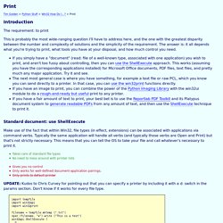 Tim Golden's Python Stuff: Print